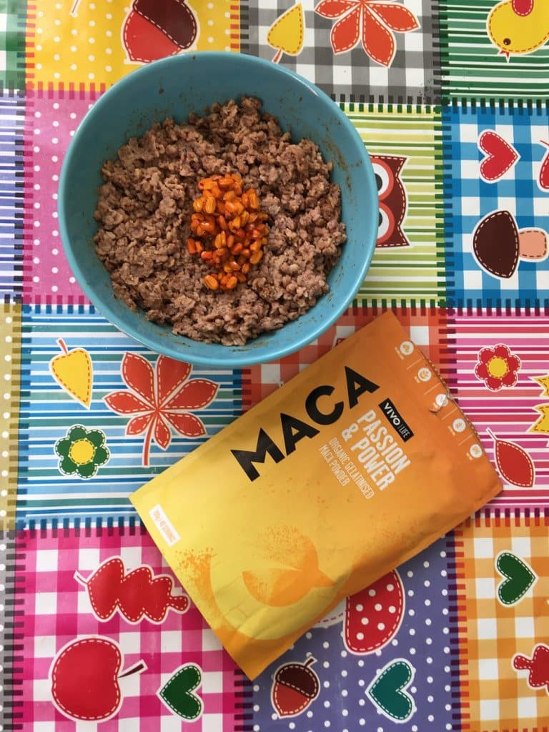 catina, miere de albine, cereale, maca