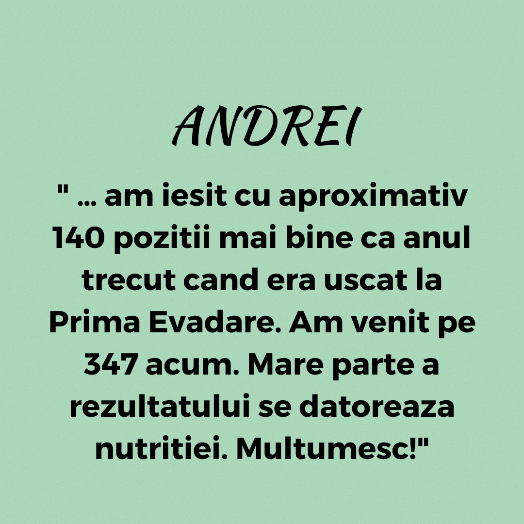 testimonial, nutritie, nutritie sportiva, nutritionist sportiv, sportiv amatori