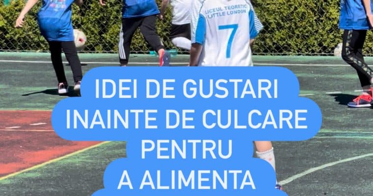 Idei de gustari inainte de culcare pentru a alimenta performanta micilor sportivi