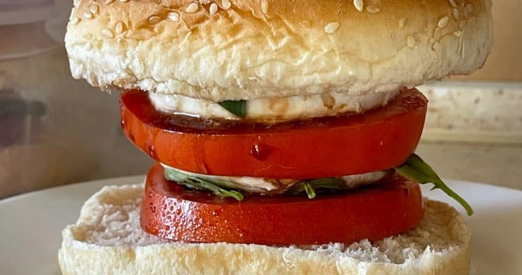 Burger Caprese