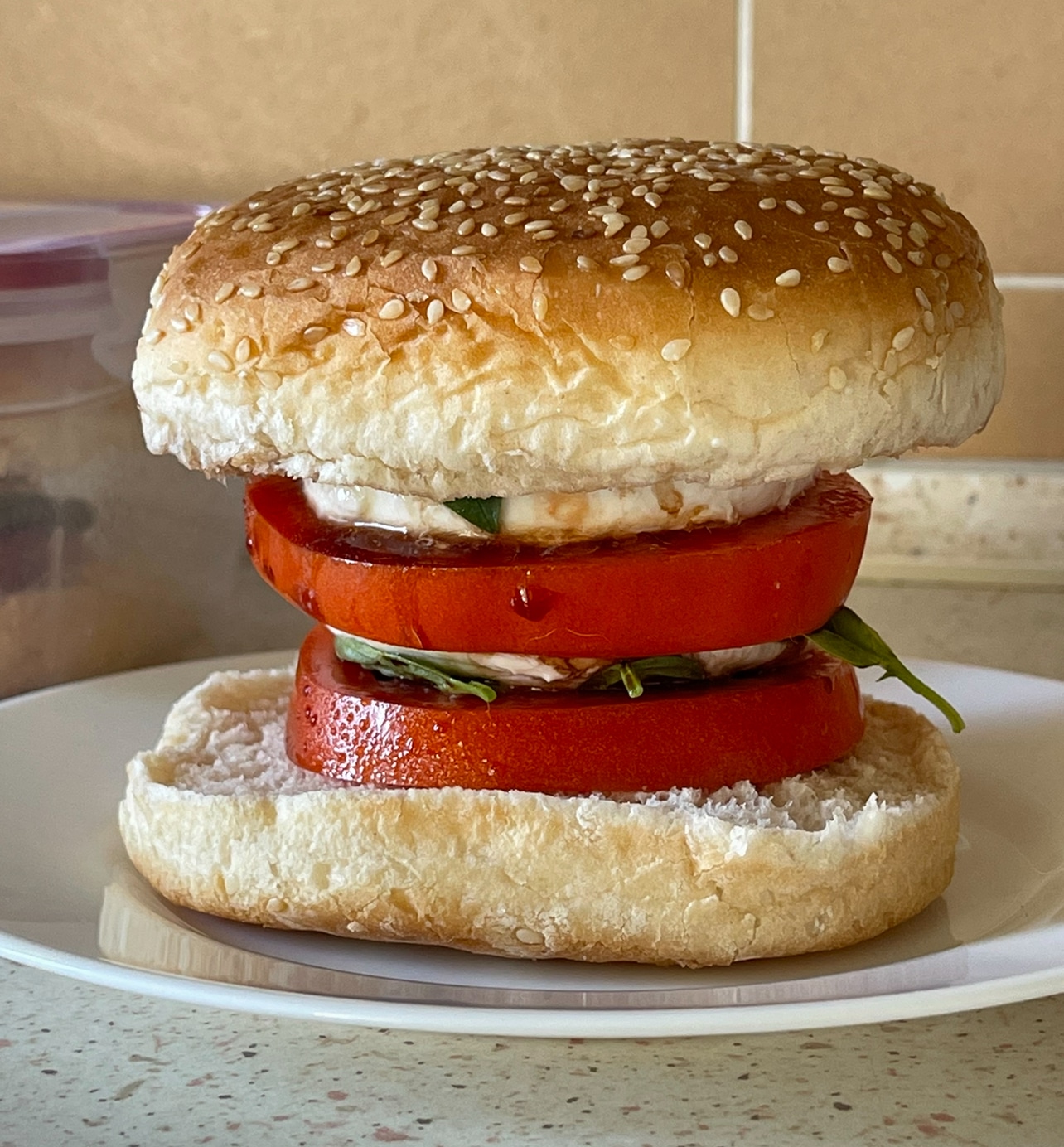 Burger Caprese