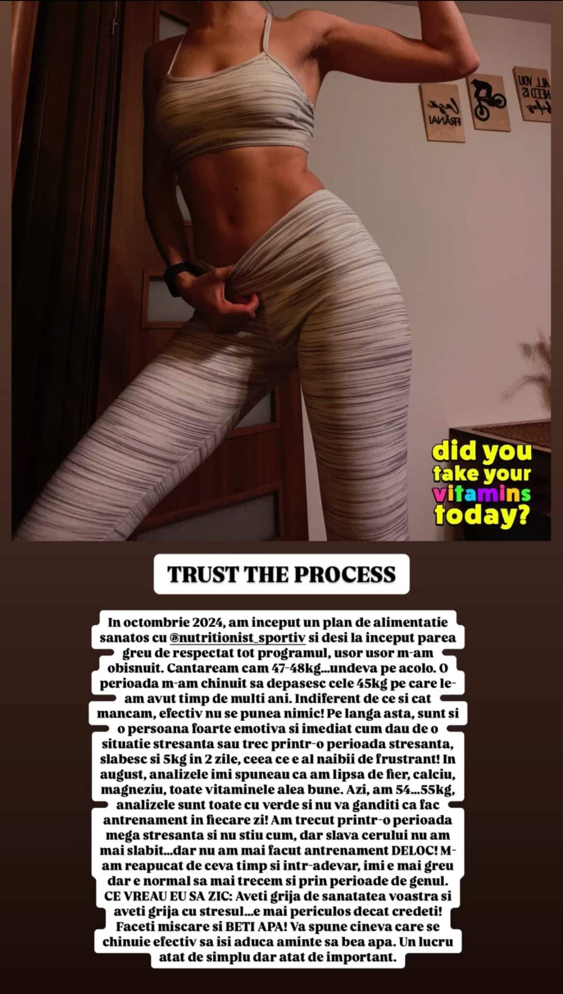 testimonial plan crestere masa musculara Irina